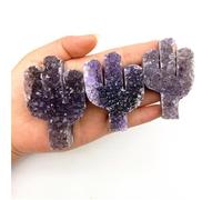 Stone Brazil Amethyst Cluster Cactus Purple Quartz Crystal Decor Crystals(Big) Gemstone Stone