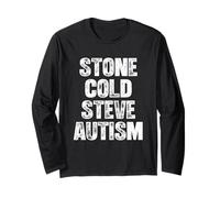 Stone Cold Steve Autism - Donne drôle d'autisme Manche Longue