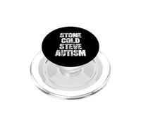 Stone Cold Steve Autism - Donne drôle d'autisme PopSockets PopGrip pour MagSafe