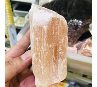 Stone Crafts Spécimen de cristal de sélénite en pierre de gypse jaune brut naturel (Size : 150-200g)