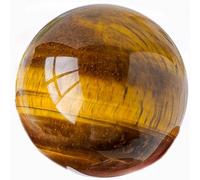 Stone Crystal Ball with Wood Stand Divination Sphere for Home Office Decor Semi-Precious Camera Photo Magic Shooting,63mm