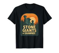 Stone Giants of Shawnee Chemise rétro Garden of Gods IL Scenic T-Shirt