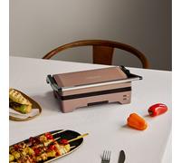 STONE GRILL EASY - Grill Et Appareil À Paninis Multifonction 1600 W Rabattable Moka