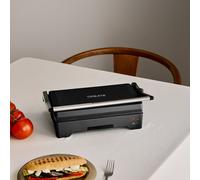 STONE GRILL EASY - Grill Et Appareil À Paninis Multifonction 1600 W Rabattable Noir