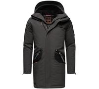 STONE HARBOUR Veste d'hiver doublée à capuche pour homme - Parka d'hiver B870, anthracite, L