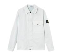 Stone Island - 1200001 Cotton Stretch Broken Twill 'Old' Effect - Homme - Vestes - Bleu - Taille: S