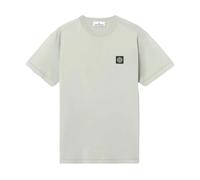 Stone Island - 60/2 T-Shirt en jersey de coton - Homme - Tops - Vert - Taille: M