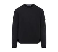 Stone Island - 6100011 Molleton de coton point maille - Homme - Pulls - Noir - Taille: M