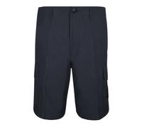 Stone Island - Bermuda Bleu en Toile avec Fermeture Boutonnée - Homme - Shorts - Bleu - Taille: W30