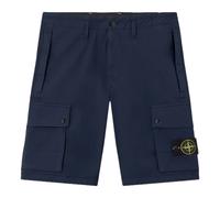 Stone Island - Bermuda cargo slim-fit - Homme - Shorts - Bleu - Taille: W32