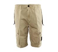 Stone Island - Bermuda en coton Modèle SL - Homme - Shorts - Beige - Taille: W29