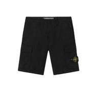 Stone Island - Cargo Bermuda Shorts - Homme - Shorts - Noir - Taille: W29
