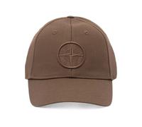 Stone Island - Casquette de baseball avec broderie boussole - Homme - Accessoires - Brun - Taille: ONE Size