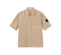 Stone Island - Compass Patch Shirt - Homme - Chemises - Beige - Taille: 2XL