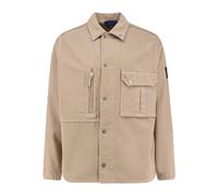 Stone Island - Cotton Overshirt - Homme - Vestes - Beige - Taille: L