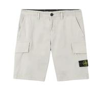 Stone Island - Cotton Stretch Broken Twill Shorts - Homme - Shorts - Gris - Taille: W33