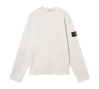 Stone Island - Cotton SweaT-shirt - Homme - Sweatshirts et sweats à capuche - Blanc - Taille: L