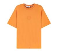 Stone Island - Crewneck Short Sleeve Maxi - Homme - Tops - Orange - Taille: S