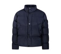 Stone Island - Crinkle Labs Patch Padded Jacket - Homme - Vestes - Bleu - Taille: S