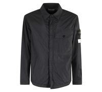 Stone Island - Crinkle Reps R-Ny Overshirt - Homme - Vestes - Noir - Taille: L