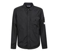 Stone Island - Crinkle Reps R-Ny Overshirt - Homme - Vestes - Noir - Taille: S