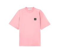 Stone Island - Felpa M/Corta Oleander V008G - Homme - Tops - Rose - Taille: L