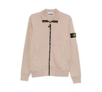 Stone Island - Felpa Zip SweaT-shirt - Homme - Sweatshirts et sweats à capuche - Beige - Taille: M