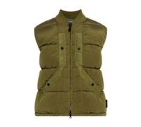 Stone Island - Gilet matelassé à col bomber - Homme - Vestes - Vert - Taille: L