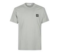 Stone Island, Homme, Tops, Gris, Taille: 2XL Logo T-Shirt