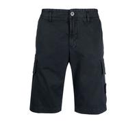 Stone Island - Short Cargo Effet Vieilli Coupe Slim OLD - Homme - Shorts - Bleu - Taille: W30