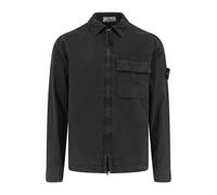 Stone Island - Logo Patch Shirt - Homme - Vestes - Noir - Taille: XL