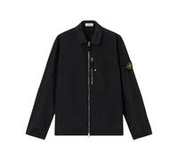 Stone Island - Logo Patch Zip Jacket - Homme - Vestes - Noir - Taille: XL