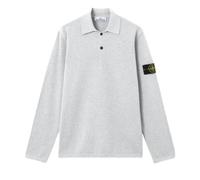 Stone Island - LS Polo - Homme - Tops - Gris - Taille: XL