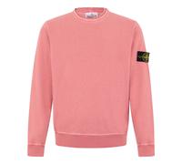 Stone Island - Malfilé Fleece 'Old' Effect Crewneck SweaT-shirt - Homme - Sweatshirts et sweats à capuche - Rose - Taille: L