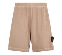 Stone Island - Malfilé Fleece 'Old' Effect - Homme - Shorts - Beige - Taille: S