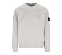 Stone Island - Malfilé Fleece 'Old' Effect SweaT-shirt - Homme - Sweatshirts et sweats à capuche - Gris - Taille: S