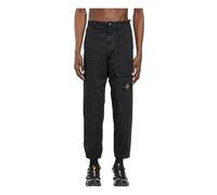 Stone Island - Pantalon Cargo Effet 'Old' en Sergé Croisé Stretch - Homme - Pantalons - Noir - Taille: W34
