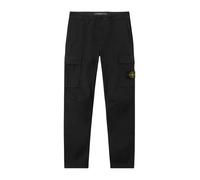 Stone Island - Pantalon en Twill de Coton Stretch - Homme - Pantalons - Noir - Taille: W30