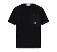 Stone Island - Patch Pocket T-Shirt - Homme - Tops - Noir - Taille: S