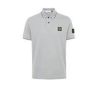 Stone Island - Polo à manches courtes avec boutons et col - Homme - Tops - Gris - Taille: S