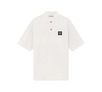 Stone Island - Polo à Manches Courtes - Homme - Tops - Blanc - Taille: M
