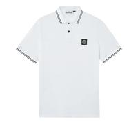 Stone Island - Polo Classique en Diverses Couleurs - Homme - Tops - Blanc - Taille: 2XL