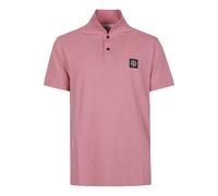 Stone Island - Polo Manches Courtes Coupe Ajustée - Homme - Tops - Rose - Taille: M