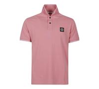 Stone Island - Polo Slim Fit à Manches Courtes - Homme - Tops - Rose - Taille: L