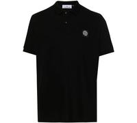 Stone Island - Polo Slim-Fit Noir Ss25 - Homme - Tops - Noir - Taille: S