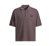 Stone Island polo zip homme violet - S