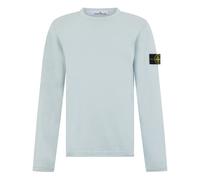 Stone Island - Pull en maille côtelée coton et nylon - Homme - Pulls - Bleu - Taille: M