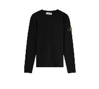 Stone Island pull homme noir en coton - L