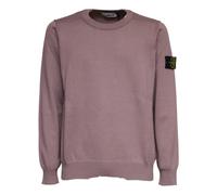 Stone Island - Pull ras du cou avec coutures à bords roulés - Homme - Sweatshirts et sweats à capuche - Violet - Taille: S