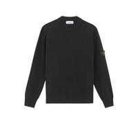 Stone Island - Pull Ras du Cou Hiver en Coton - Homme - Pulls - Noir - Taille: S